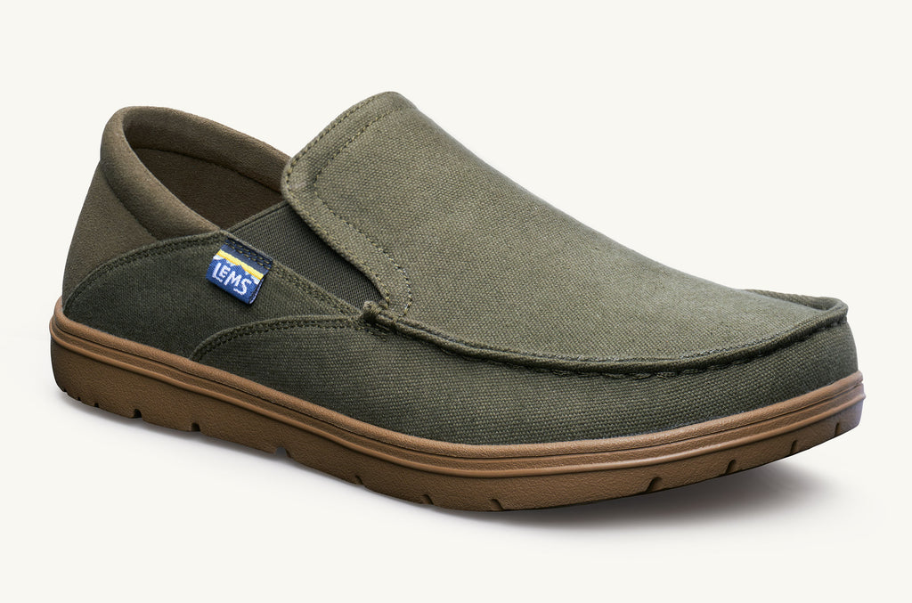 Drifter Lems Slip On Tenisky Panske Olivovo Zelená | UPH6462KQ