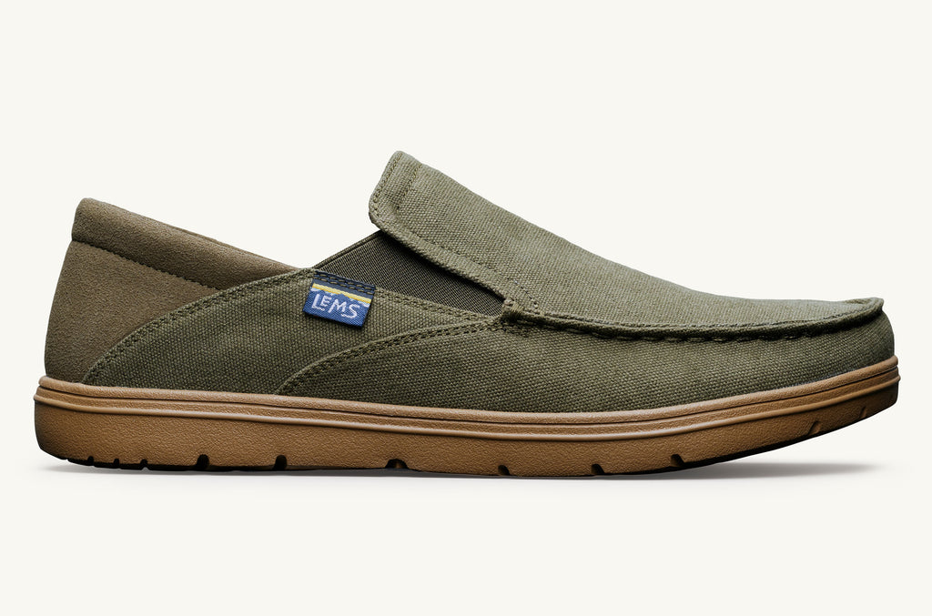 Drifter Lems Slip On Tenisky Panske Olivovo Zelená | UPH6462KQ